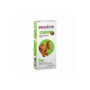 Antipulgas Bravecto Comprimido 10Kg a 20Kg - MSD