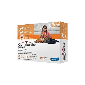 Antipulgas Comfortis 270mg - Caes 4,5 a 9kg e Gatos 2,8 a 5,4kg - Elanco