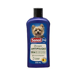 Shampoo Sanol Anti-pulgas 500mL - Sanol