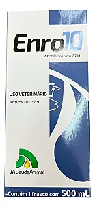 Enro 10 500mL - Ja Saúde Animal