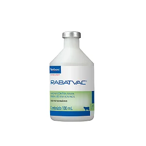 Vacina Antirrabica Rabatvac Raiva 50ds 100mL - Virbac