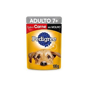 Sachê  Pedigree Carne ao Molho para Cães Sênior 7 + Anos