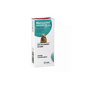 Meticorten Veterinário 20mg - 10 Comp. - MSD