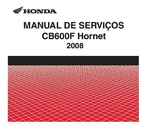 Manual De Serviço Honda Cb 600 F Hornet 2008 2011