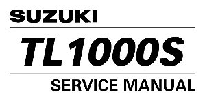 Manual De Serviço Suzuki TL 1000 S 1998 - 2001