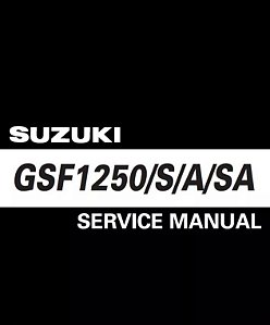 Manual De Serviço Suzuki Bandit 1250 S ou A GSF 1250 2007