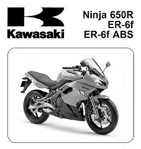 Manual De Serviço Da Kawasaki Ninja 650 R ER6-F 2009 a 2011