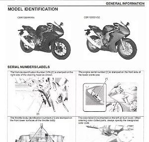 Manual De Serviço Honda CBR 1000 RR 2017 a 2018