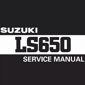 Manual De Serviço Suzuki Savage 650 de 1987 a 2006
