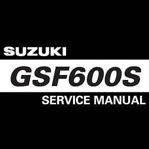 Manual De Serviço Suzuki Bandit 600 S de 2001 a 2004