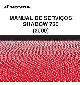 Manual De Serviço Honda Shadow 750 2009