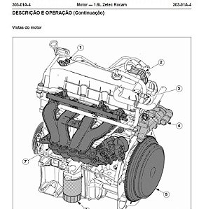 Manual De Serviço Ford Focus Zetec Duratec Rocam - Mk1 e Mk1,5