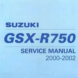 Manual De Serviço Suzuki GSXR 750 SRAD de 2000 a 2002