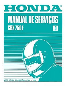 Manual De Serviço Honda CBX 750 TODOS OS ANOS E MODELOS