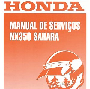 Manual De Serviço Honda NX 350 Sahara