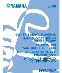 Manual De Serviço Yamaha WR 250 2008