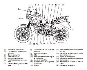 Manual De Serviço Yamaha XT 660 Z Ténéré - 2012
