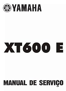 Manual De Serviço Yamaha XT 600 E 1999