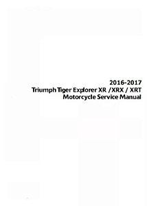 Manual De Serviço Triumph Triumph Tiger 1200 Explorer de 2016 a 2017