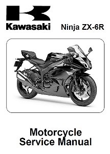 Manual De Serviço Da Kawasaki Ninja ZX-6R 2009 a 2012