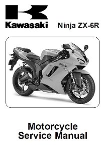 Manual De Serviço Da Kawasaki Ninja ZX-6R 2007 a 2008