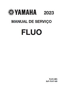 Manual De Serviço Yamaha Fluo 2023