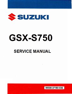 Manual De Serviço Suzuki GSXS 750 2017 a 2019