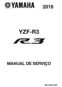 Manual De Serviço Yamaha R3 2016