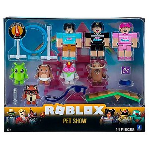Roblox Pet Show Pack 8 Figuras Roblox + Exclusivo Item Virtual