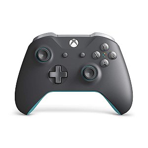 Controle sem Fio Xbox Edição Especial Cinza e Azul