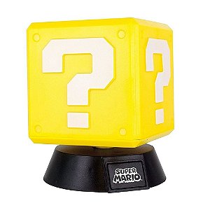 Luminária Question Block  - Super Mario Bros