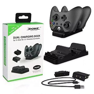 Dual Charging Dock Xbox One + Cabo USB