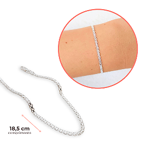 Pulseira Lacraia Em Prata 925