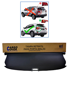 Kia SORENTO 2013 à 2015 - Tampa Retrátil do porta-malas (preta)
