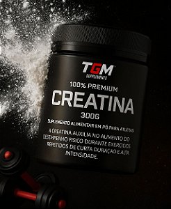 Creatina TGM 300g Energia Potente Ganho de Massa Rápido