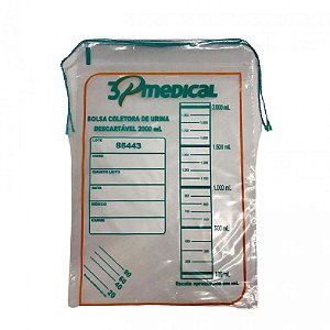 Saco Coletor De Urina Saquinho 2000ml (100un)