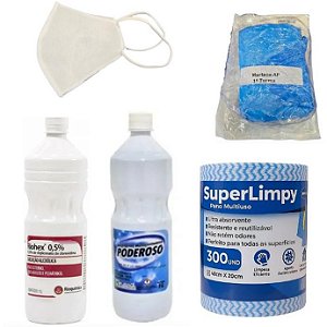 Kit Higienização e Antissepsia