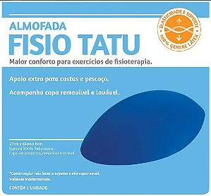 Almofada Fisio Tatu Apoio Extra Para Costas E Pescoço