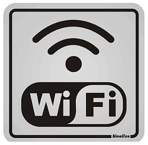 Placa em Alumínio - WI FI