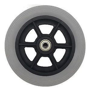 Roda aro 5" com pneu cinza