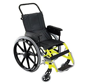 Gazela Ultra Lite Infantil com Roda Anti-Tombo - AMARELO