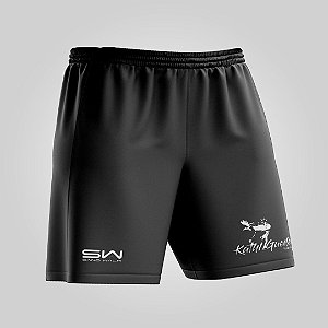 Shorts Masculino | Modelo Treino | Coleção Kath Guedes | Preto DETALHE