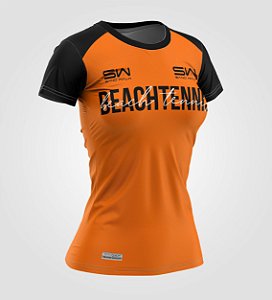 Camiseta Feminina | Beach Tennis | Colors | Laranja