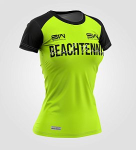 Camiseta Feminina | Beach Tennis | Colors | Flúor