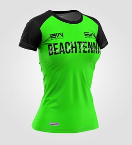 Camiseta Feminina | Beach Tennis | Colors | Verde