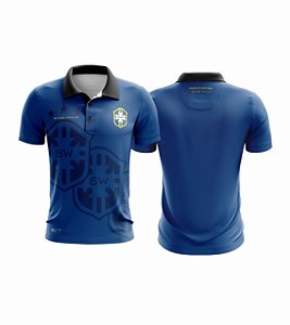 Camisa Manga Curta | Masculina | Coleção Copa 94 | Azul