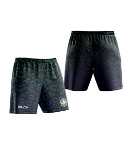 Shorts Masculino | Modelo Treino | Copa 2022 | Preto e Verde