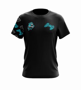 Camiseta Masculina | VG Gamer | Preta e Azul