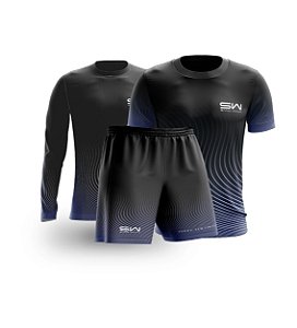 Kit Masculino | Manga Longa, camiseta e shorts - WAVE LIMITS