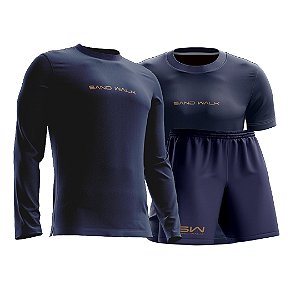 Kit Masculino | Manga Longa, camiseta e shorts - PETROLEUM